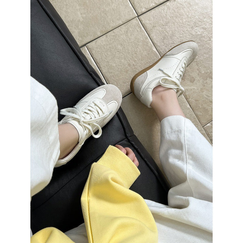 Damen Sportliche Sneaker mit atmungsaktiver Oberflächenstruktur und dämpfender Sohle