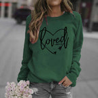 Damen Sweatshirt mit inspirierendem Schriftzug und trendigem Design