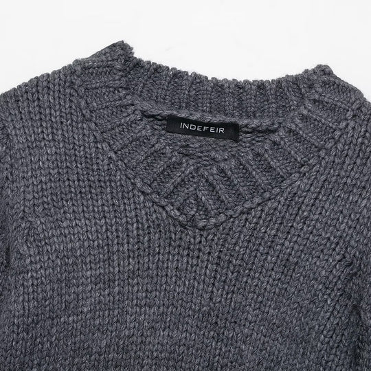 Damen stylischerStrickpullover R&B