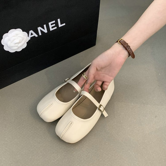 Damen elegante Ballerinas mit modischem Riemchen und komfortabler Passform R&B
