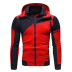 Damen Sportliche Kapuzenjacke mit hohem Kragen und praktischen Reißverschlusstaschen