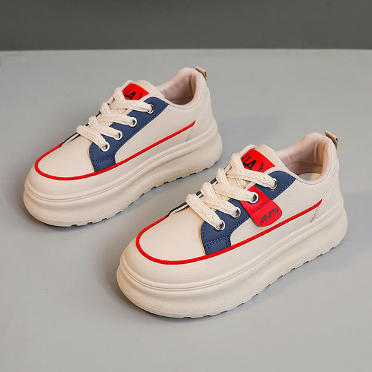 Damen Chunky Sneaker mit modischem Mehrfarbendesign und komfortabler Dämpfung R&B