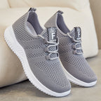 Damen Atmungsaktive Leichtgewicht Sneaker mit elastischem Obermaterial R&B