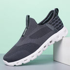 Damen Bequeme Slip-On Sneakers mit atmungsaktiver Strickoberfläche R&B