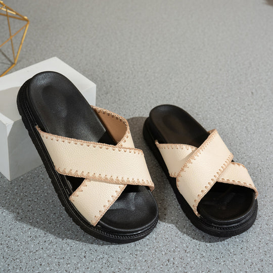Damen Bequeme Clogs mit geflochtenem Riemendesign und ergonomischem Fußbett R&B