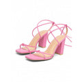 Damen elegante Riemchen-Sandalen mit modischem Blockabsatz R&B