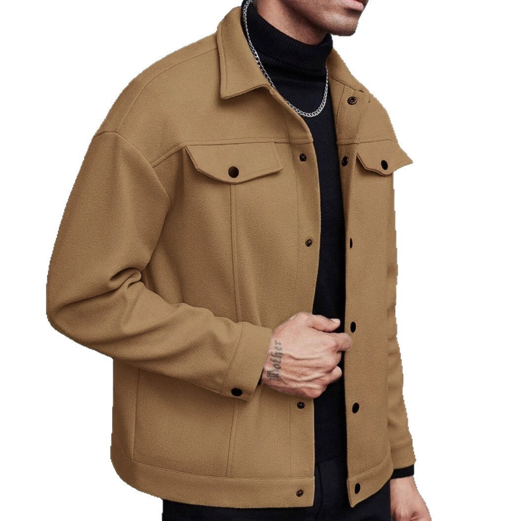 Herren moderne Freizeitjacke im lässigen Schnitt R&B