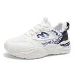Damen Sportliche Sneakers mit dynamischer Profilgestaltung und rutschfester Sohle