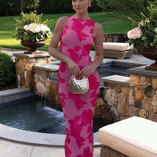 Damen Bodycon-Kleid mit floralem Muster und elegantem Schnitt R&B