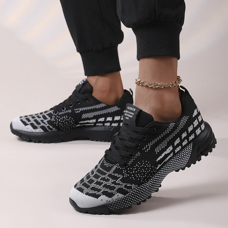 Damen Laufneutrale Sport Sneakers mit atmungsaktiver Obermaterialstruktur