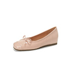 Damen Ballerinas mit feiner Lacklederoberfläche und bequemer Wedge-Sohle R&B