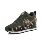 Damen Sportliche Sneakers mit Camouflage-Design und dämpfender Sohle