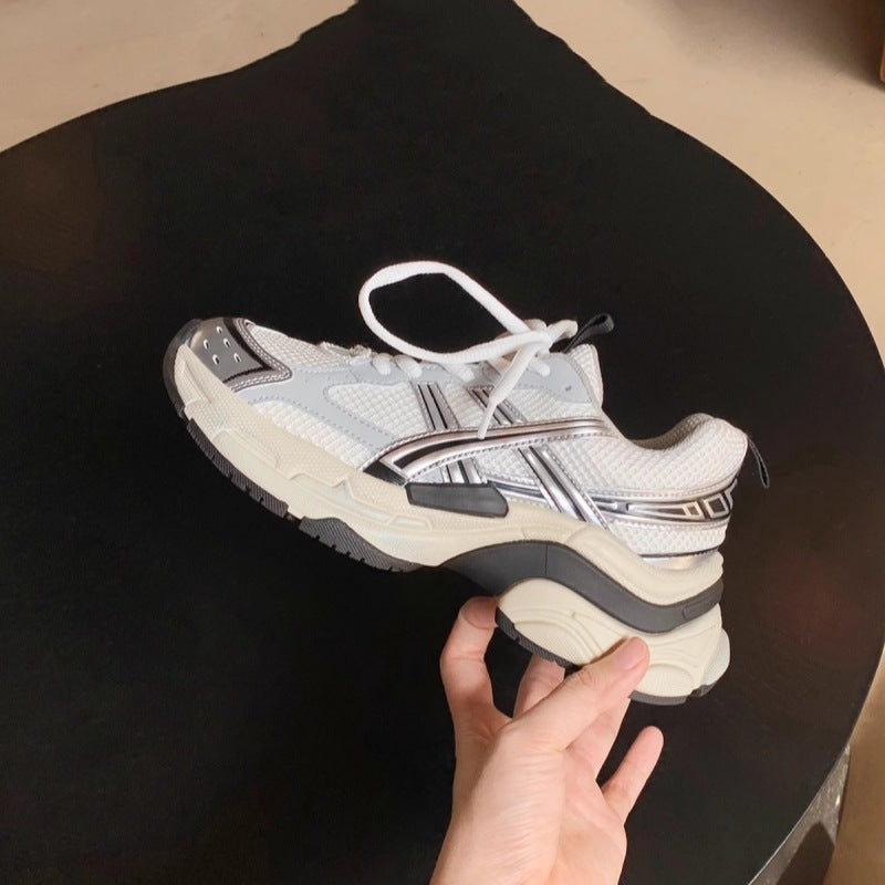 Damen sportliche Sneaker mit rutschfester Sohle und atmungsaktivem Obermaterial R&B