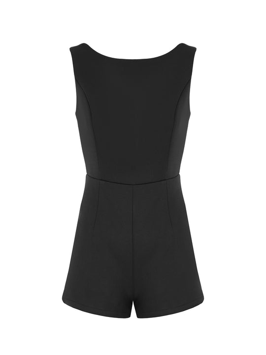 Damen Eleganter Jumpsuit mit figurbetonendem Schnitt und raffinierten Details R&B