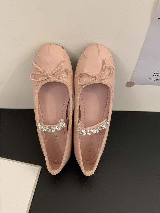 Damen Ballerinas mit elegantem Schleifenakzent und hochwertigem Innenfutter R&B