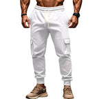 Herren Cargo-Jogginghose mit elastischem Bund und multifunktionalen Taschen R&B