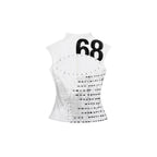 Damen Kreatives Tank-Top mit Grafischem Druck