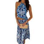 Damen Blusenkleid mit floralen Details R&B