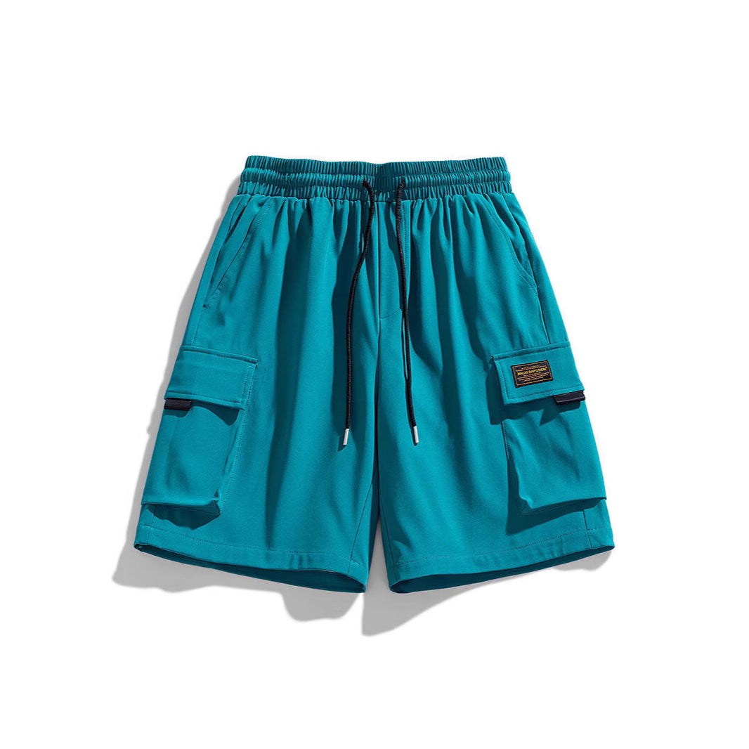 Herren Cargo-Shorts mit elastischem Bund und praktischen Taschen R&B