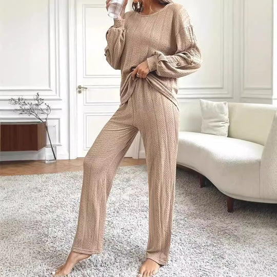 Damen Gemusterter Loungeanzug R&B