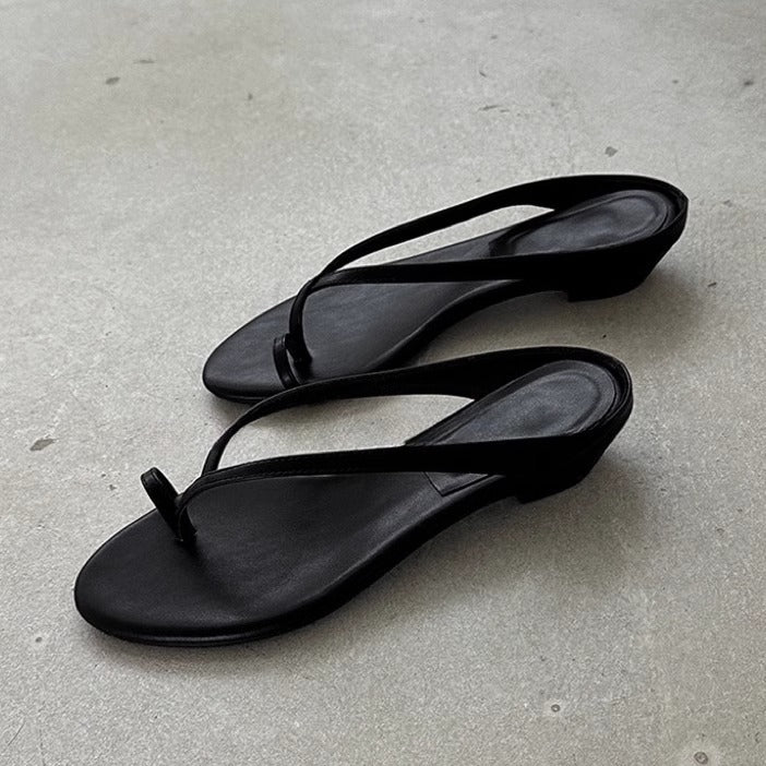 Damen elegante Zehentrenner-Sandalen mit komfortabler Fußbettgestaltung R&B