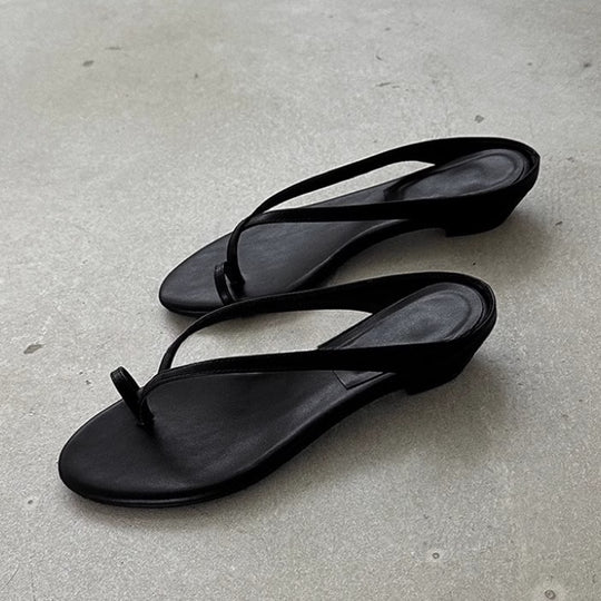 Damen elegante Zehentrenner-Sandalen mit komfortabler Fußbettgestaltung R&B