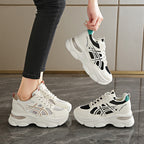 Damen Chunky Sneaker mit atmungsaktivem Mesh und komfortabler Dämpfung R&B