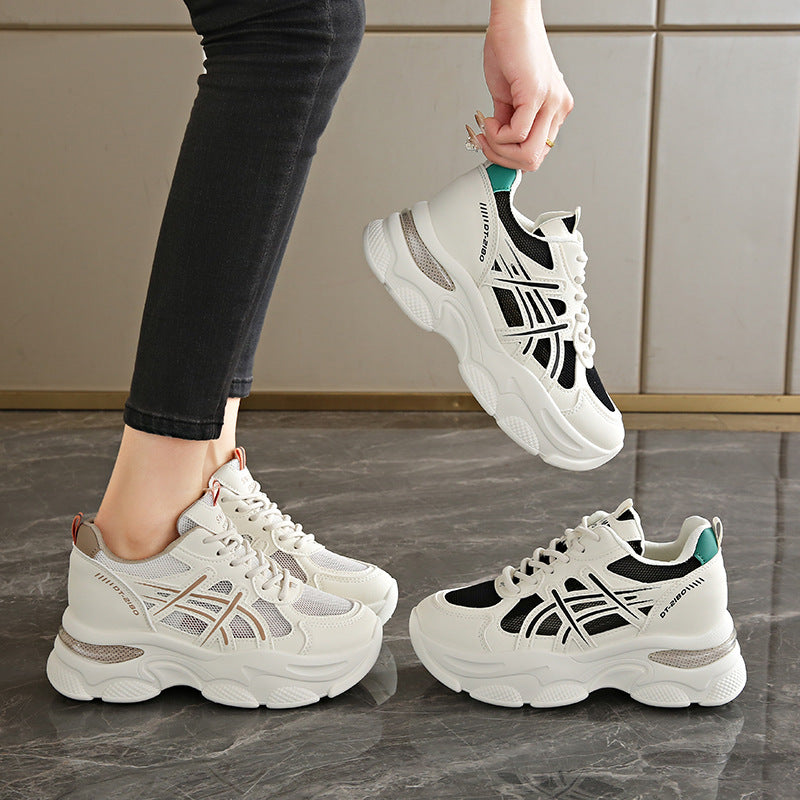 Damen Chunky Sneaker mit atmungsaktivem Mesh und komfortabler Dämpfung R&B