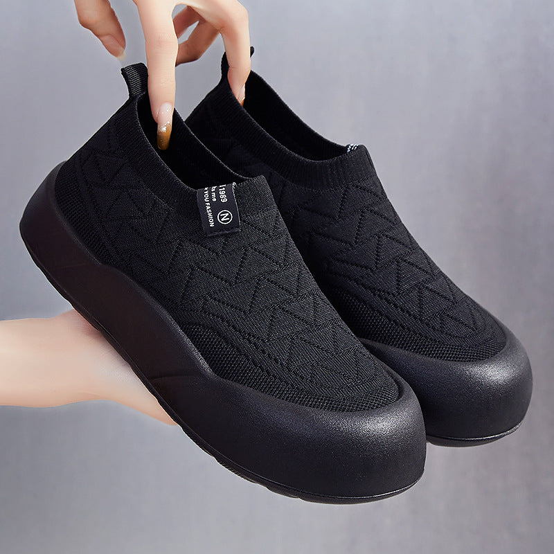 Damen Atmungsaktive Sneaker mit flexiblem Strickdesign R&B