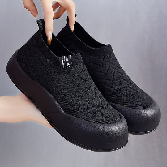 Damen Atmungsaktive Sneaker mit flexiblem Strickdesign R&B