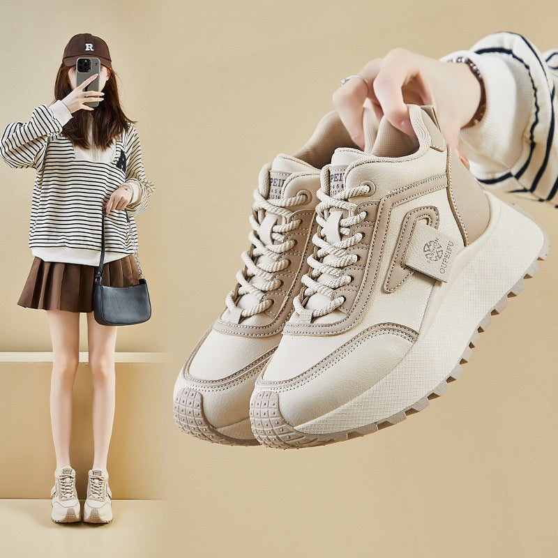 Damen Sneaker mit warmem Futter und rutschfester Sohle R&B