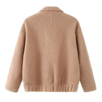 Damen kuschelige Teddyjacke im modernen Schnitt R&B
