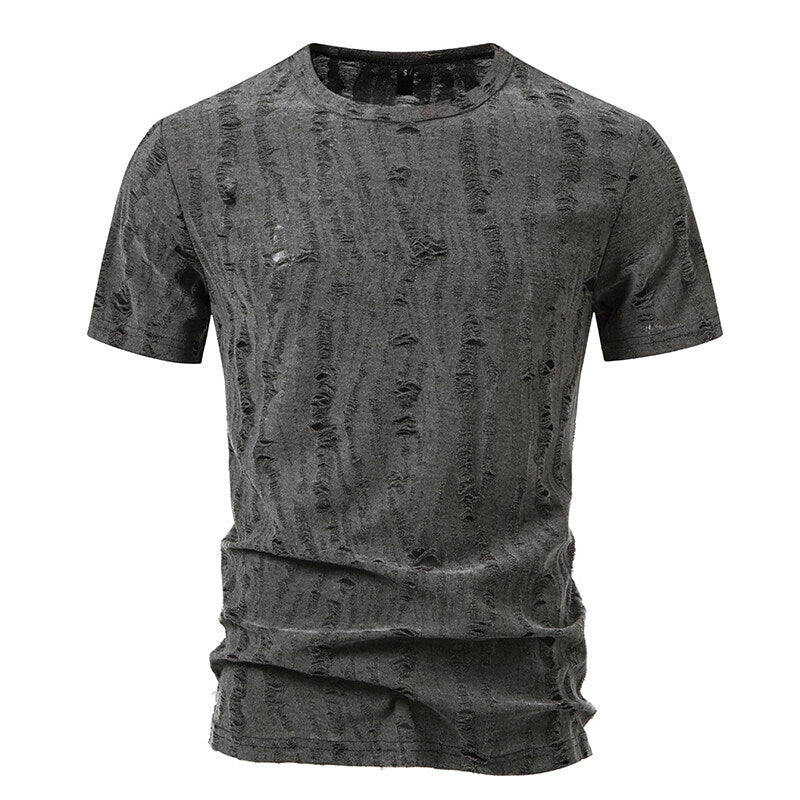 Herren T-Shirt mit strukturiertem Vintage-Design
