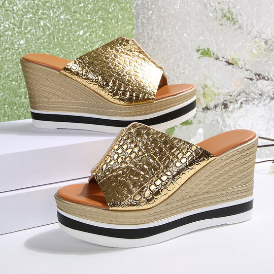Damen Keil Sandalen R&B