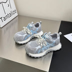 Damen Sportliche Sneakers mit atmungsaktiver Mesh-Oberfläche und robustem Sohlenprofil R&B