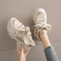 Damen Sportliche Chunky Sneaker mit atmungsaktivem Mesh und weicher Sohle R&B