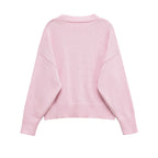 Damen lässiger Oversized Pullover R&B