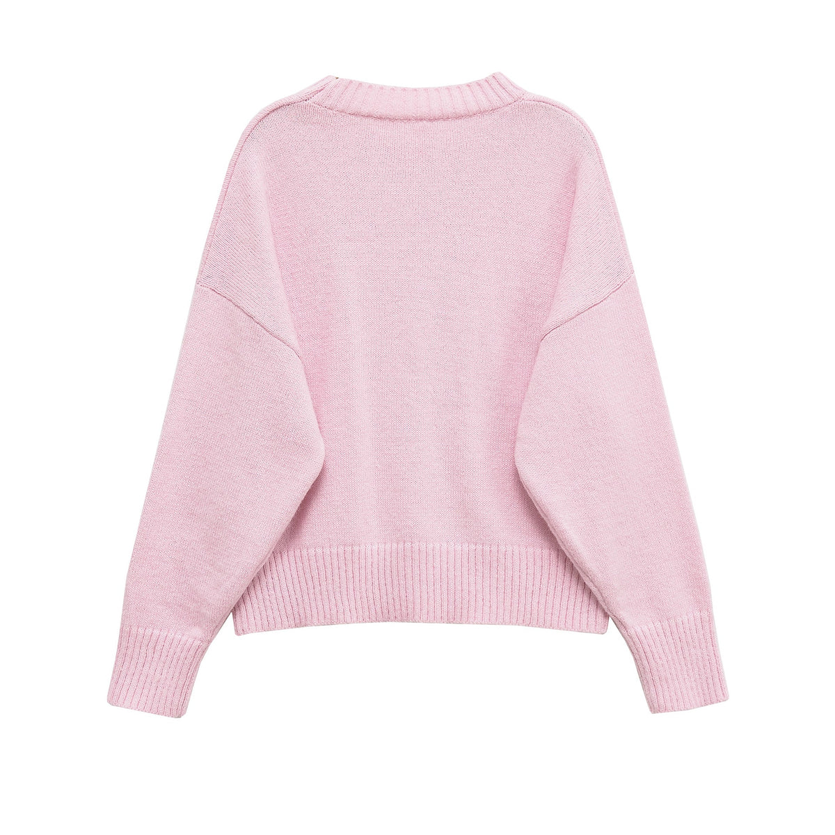 Damen lässiger Oversized Pullover R&B