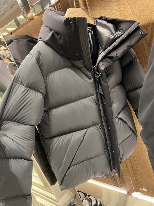Damen Daunenjacke mit hohem Kragen und praktischen Reißverschlusstaschen R&B
