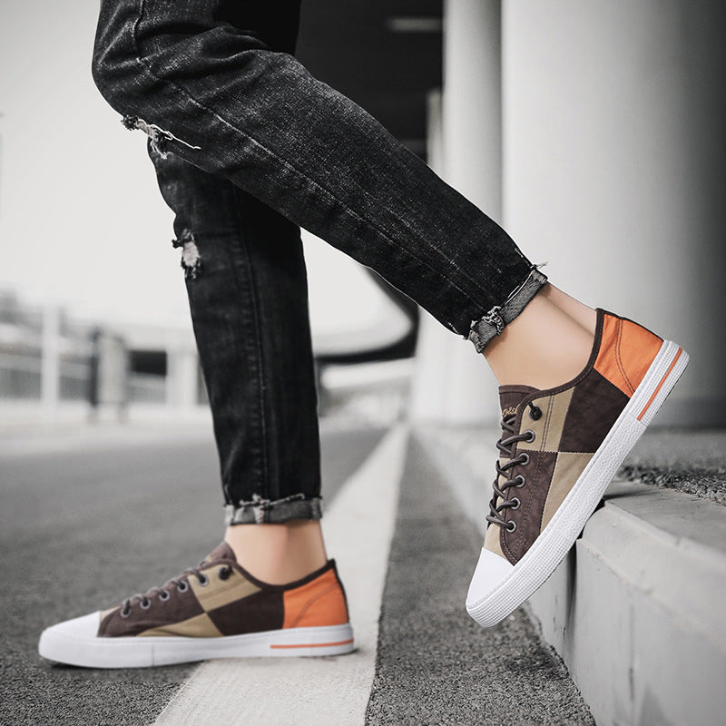 Damen Modische Sneakers mit farbenfrohem Design und atmungsaktiven Eigenschaften