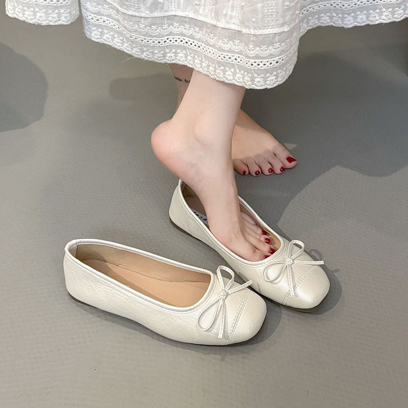 Damen Ballerinas mit zartem Schleifen-Detail und weichem Innenfutter EB