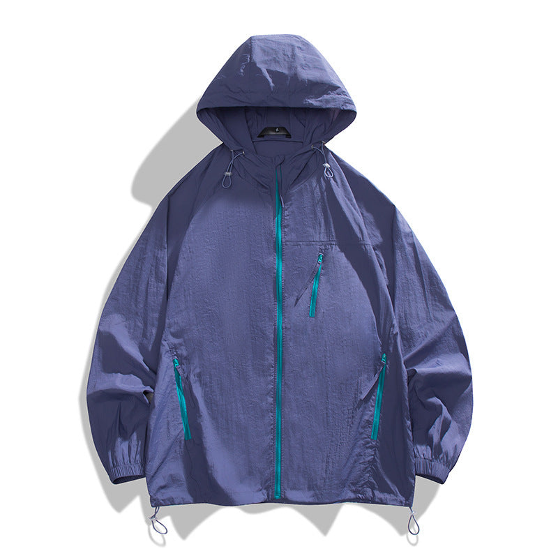 Herren leichtgewichtige Windjacke mit praktischen Taschen und atmungsaktiven Eigenschaften R&B