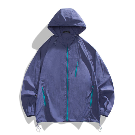 Herren leichtgewichtige Windjacke mit praktischen Taschen und atmungsaktiven Eigenschaften R&B
