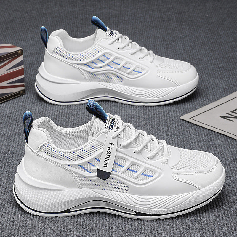 Damen Sportliche Sneakers mit atmungsaktiven Mesh-Einsätzen und stoßdämpfendem Sohlenprofil R&B