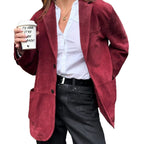 Damen Luxus Kurzjacke aus hochwertigem Wildleder R&B