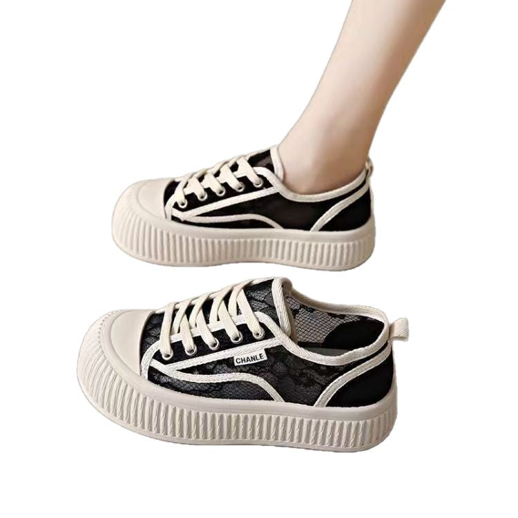Damen Sneakers im modernen Design mit atmungsaktiver Netzstruktur R&B
