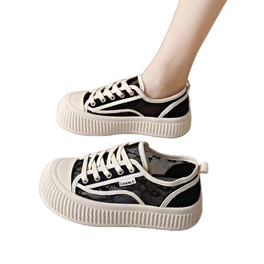 Damen Sneakers im modernen Design mit atmungsaktiver Netzstruktur R&B