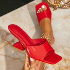 Damen modische Mules mit elegantem Design und komfortablem Absatz R&B
