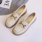 Damen Klassische Loafers mit elegantem dekorativen Schnallenverschluss