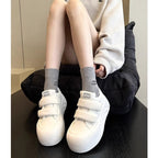 Damen Modische Chunky Sneakers mit verstellbarem Klettverschluss und ergonomischer Sohle R&B